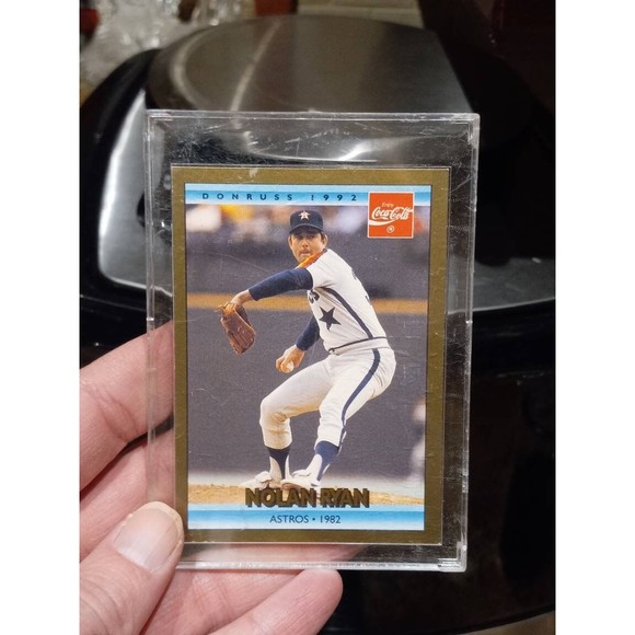 Vintage 1992 DonRuss Nolan Ryan Coca Cola Baseball cards- Set of 4 - Picture 8 of 9